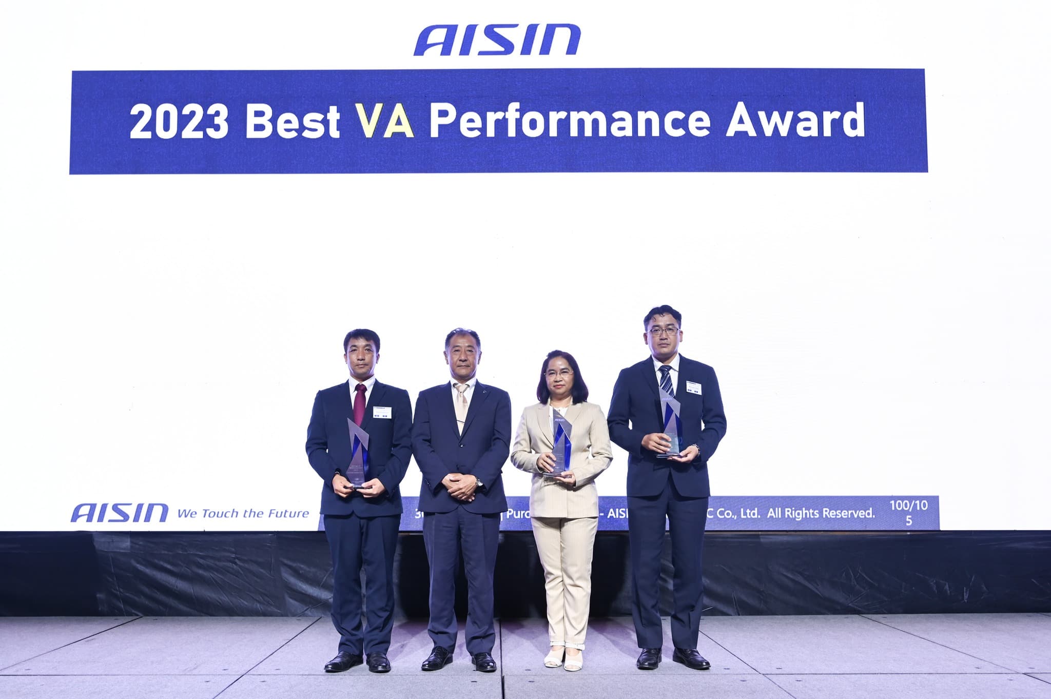 รางวัล VA ยอดเยี่ยมจากประธาน AISIN — เปลี่ยนรูปแบบการผลิตในไทย — 2/3