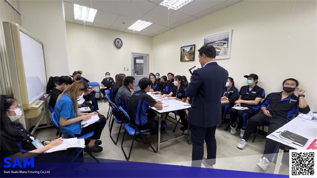 ฝึกอบรมประจำปีภายในบริษัท — 27 พ.ค. และ 10 มิ.ย. วิทยากรภายนอก — 3/4