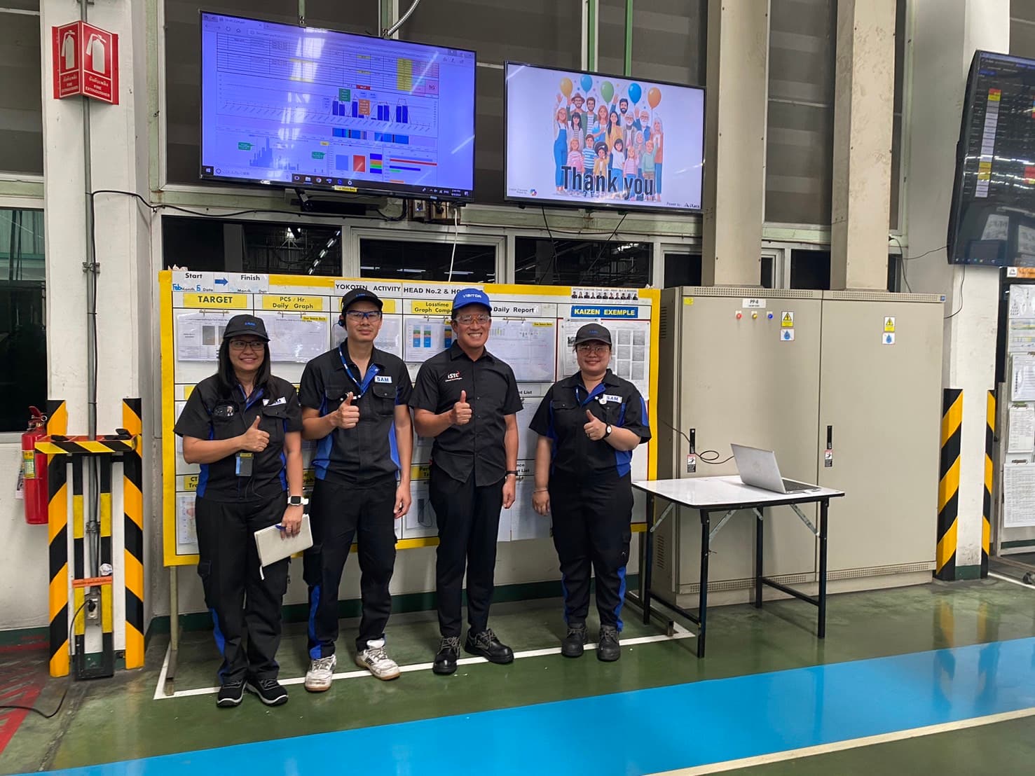 Mr. Kimura Tetsuya เยี่ยม SAM — รับฟังนำเสนอ Kaizen และ CO2 — 2/22