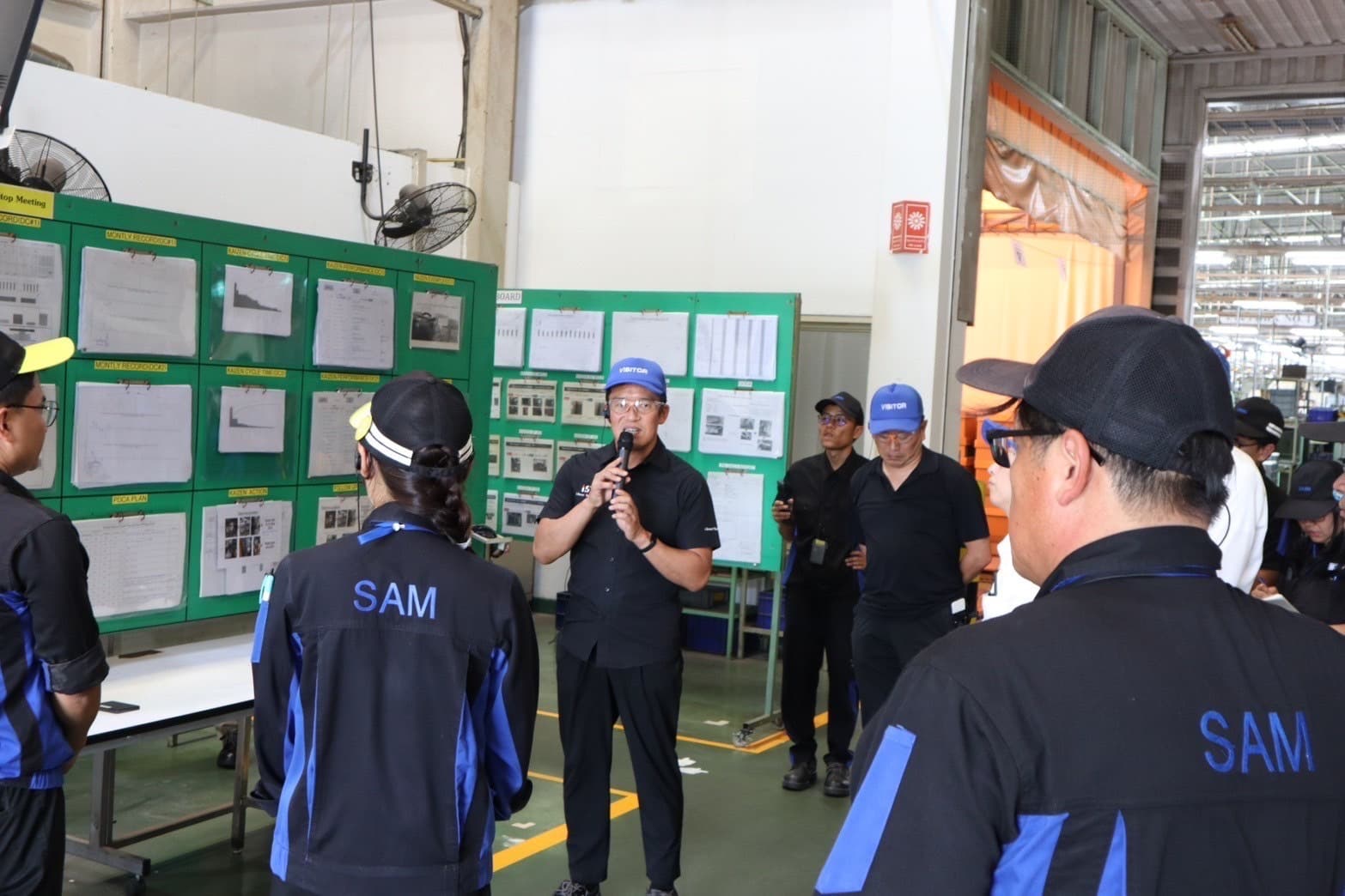 Mr. Kimura Tetsuya เยี่ยม SAM — รับฟังนำเสนอ Kaizen และ CO2 — 6/22