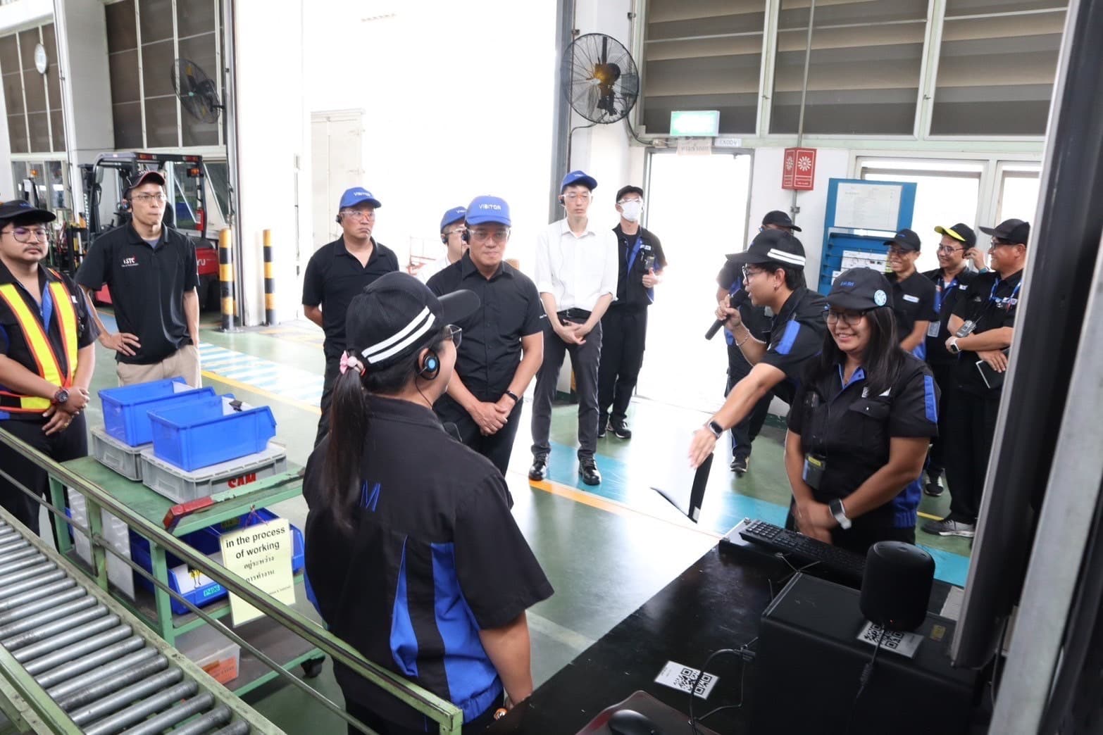 Mr. Kimura Tetsuya เยี่ยม SAM — รับฟังนำเสนอ Kaizen และ CO2 — 8/22