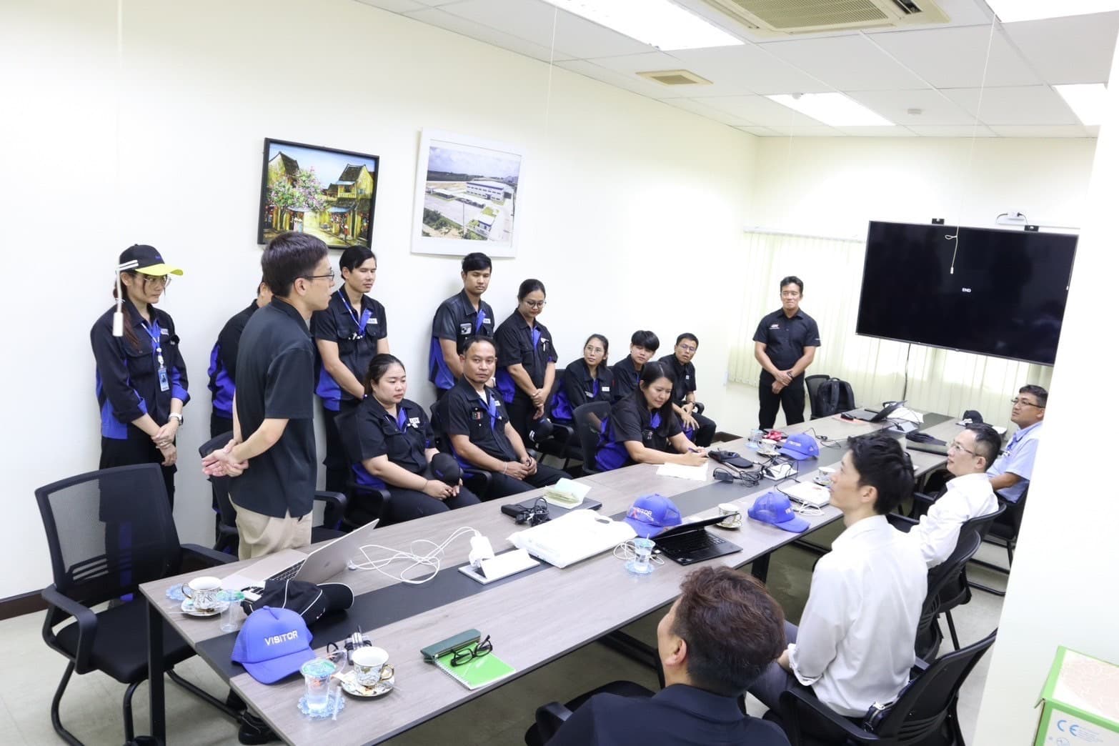 Mr. Kimura Tetsuya เยี่ยม SAM — รับฟังนำเสนอ Kaizen และ CO2 — 12/22