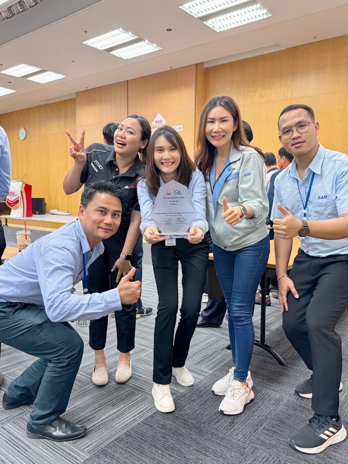 รางวัลอันดับ 1 (Group 3) TCC QA Improvement — 1/4