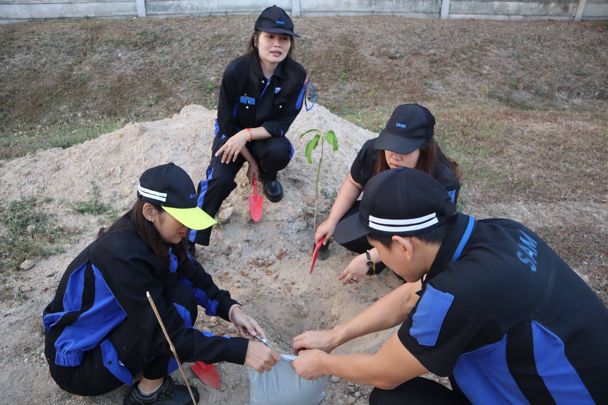 สวัสดีปีใหม่ 2024 — กิจกรรมปลูกต้นไม้ในพื้นที่โรงงาน — 5/5