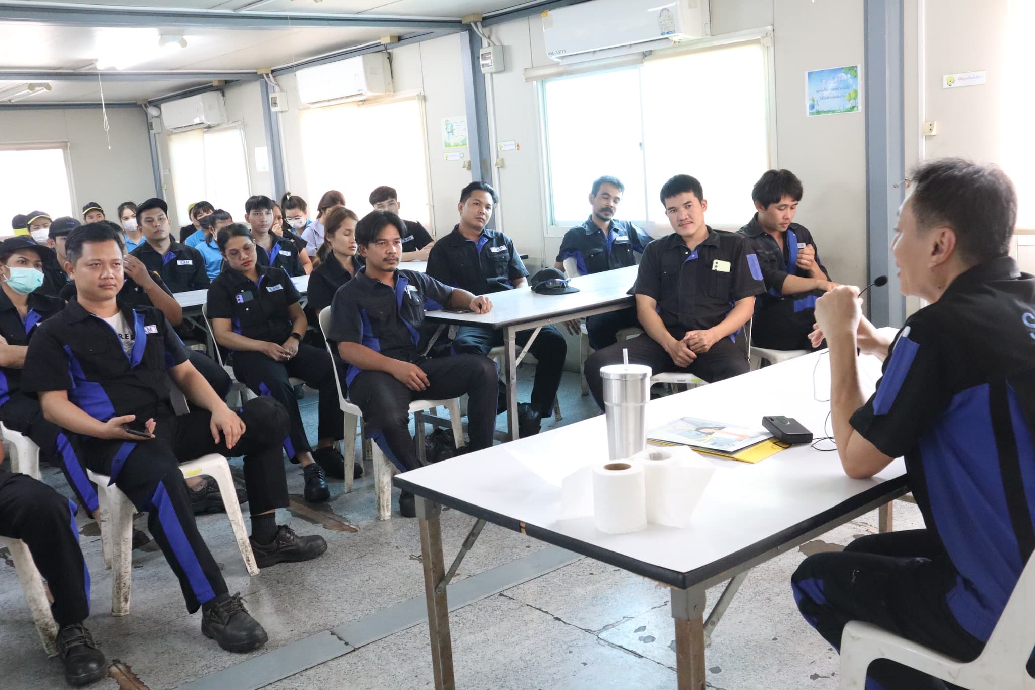 Prioritizing wellness! Health check, AED training, Fire training — 6/7