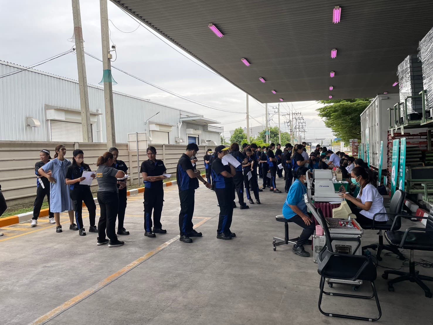 Prioritizing wellness! Health check, AED training, Fire training — 7/7