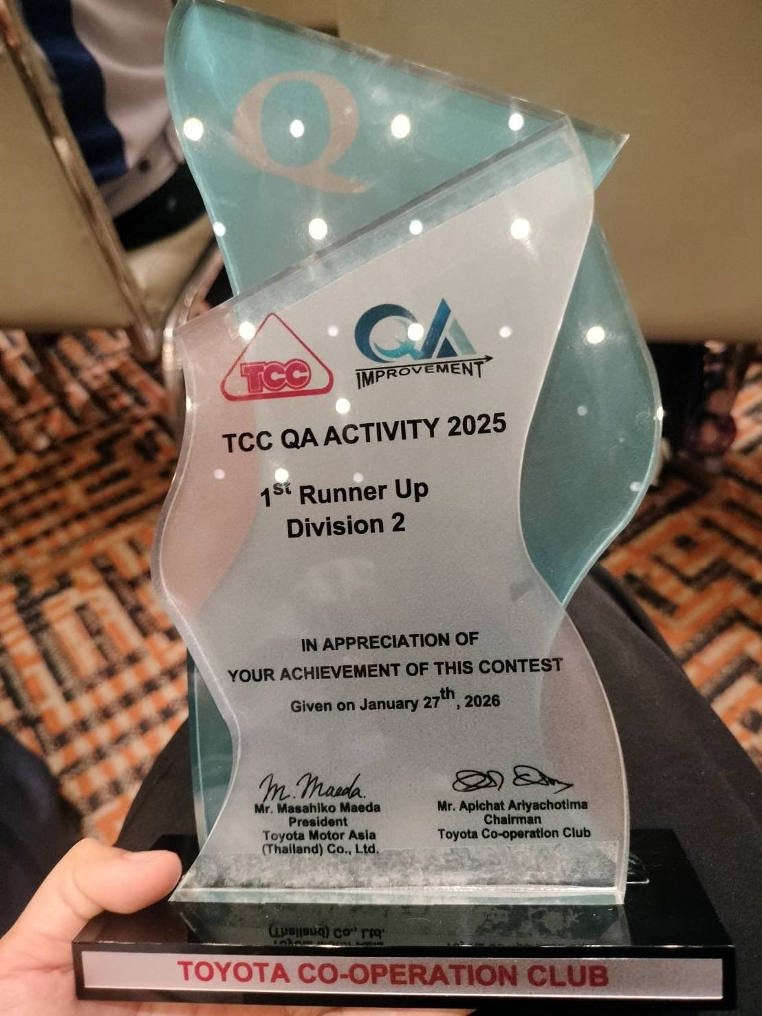 TCC QA Improvement Activity 2025 — Final Presentation — 8/10