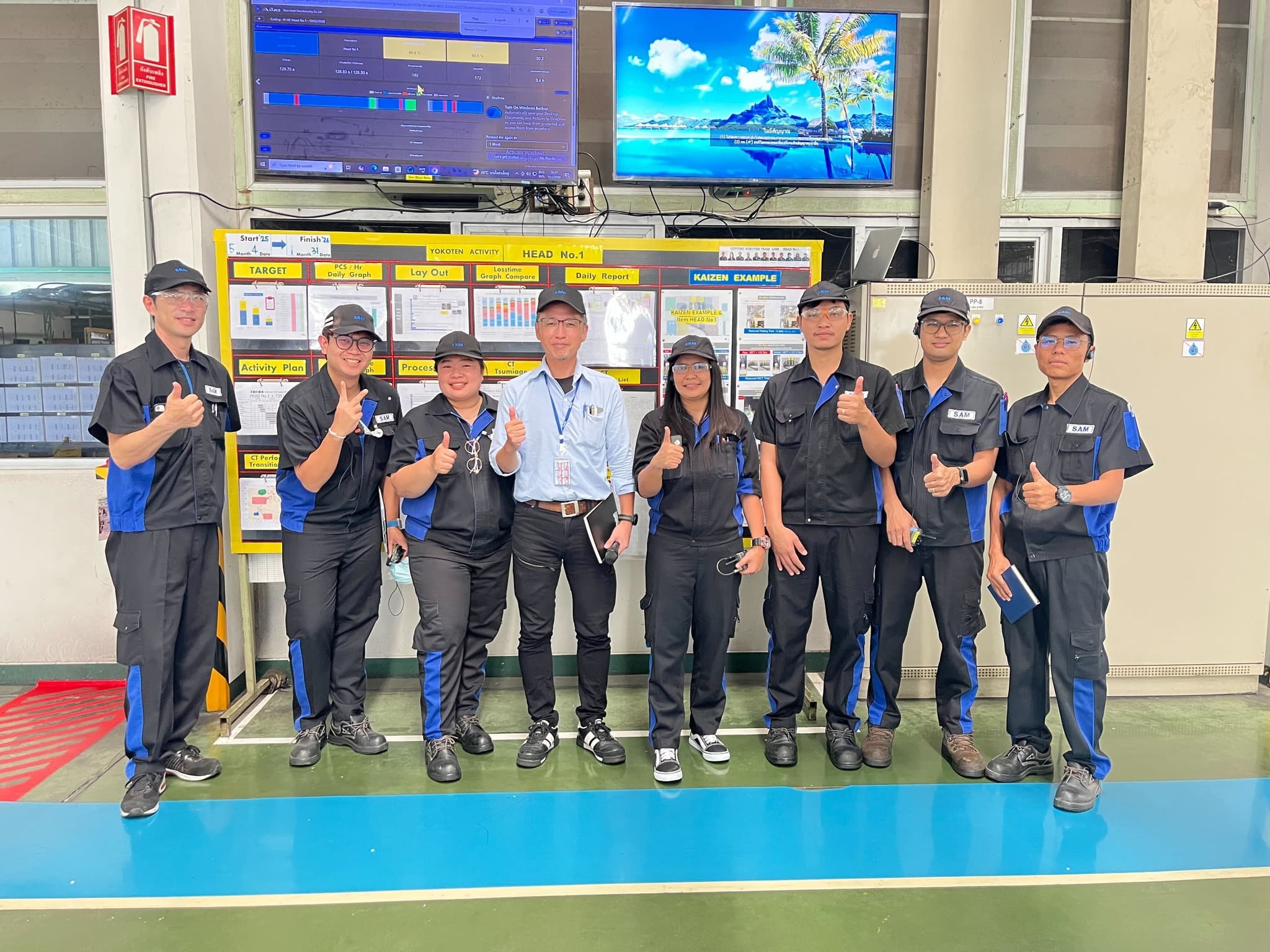 นำเสนอผลสำเร็จกิจกรรม Yokoten ไลน์ Head No.1 + T351 — 3/3